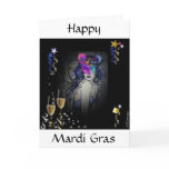 Mardi Gras Greeting Card