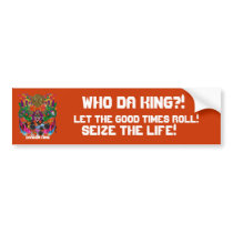 Mardi Gras Carnival Event  Please View Notes Bumper Sticker