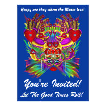 Mardi Gras Carnival Event  Please View Notes Personalized Invites