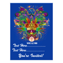 Mardi Gras Carnival Event  Please View Notes Personalized Invites