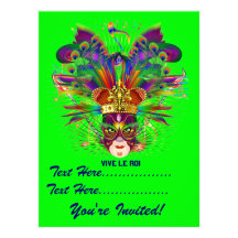 Mardi Gras Carnival Event  Please View Notes Personalized Announcement