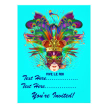 Mardi Gras Carnival Event  Please View Notes Invitation