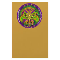 Mardi Gras Carnival Event  Please View Notes Stationery Design