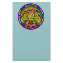 Mardi Gras Carnival Event  Please View Notes Stationery Design