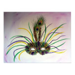 Mardi Gras Carnival Mask Poster Art Print
