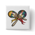 Mardi Gras, Carnival, Tropical Maracas - 01 buttons
