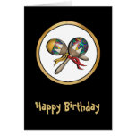 Mardi Gras, Carnival, Tropical Maracas - 01 cards