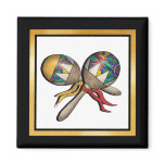 Mardi Gras, Carnival, Tropical Maracas - 01 magnets