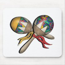 Mardi Gras, Carnival, Tropical Maracas - 01 Mousepads