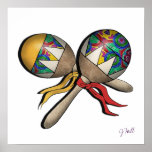 Mardi Gras, Carnival, Tropical Maracas - 01 posters