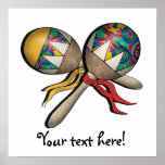 Mardi Gras, Carnival, Tropical Maracas - 01 posters
