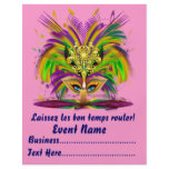 Mardi Gras Carvinal 8.5" x 11"  Please View Notes Custom Flyer