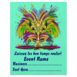 Mardi Gras Carvinal 8.5" x 11"  Please View Notes Personalized Flyer