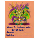 Mardi Gras Carvinal 8.5" x 11"  Please View Notes Full Color Flyer