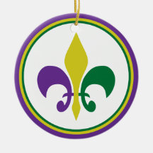 Mardi Gras Christmas Tree Ornaments