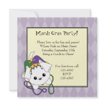Mardi Gras Clancey Custom Announcement