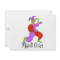 Mardi Gras Clown Announcements