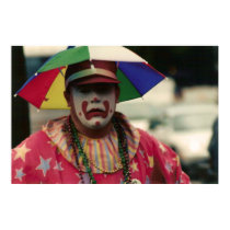 Mardi Gras Clown posters