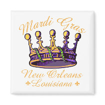 Mardi Gras Crown magnets by ARTegrity Mardi Gras Crown magnets