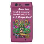 Mardi Gras D. J. Dragon King View Hints please Motorola Droid RAZR Covers