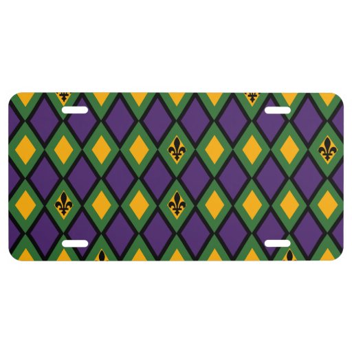 mardi gras diamond pattern