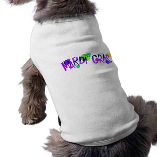 Mardi Gras Dog Tshirt