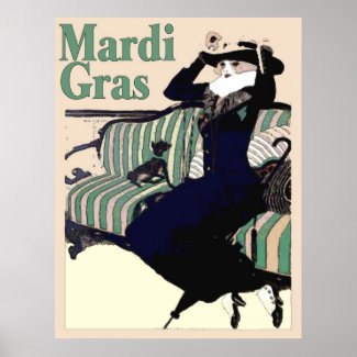 Mardi Gras Dress Up print