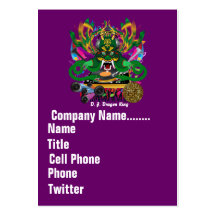 Mardi Gras Dual Logo Please View Notes Business Card Templates
