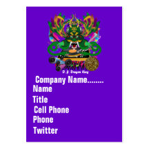 Mardi Gras Dual Logo Please View Notes Business Cards