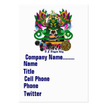 Mardi Gras Dual Logo Please View Notes Business Card Templates