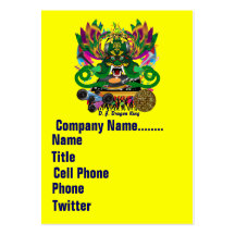 Mardi Gras Dual Logo Please View Notes Business Card Templates