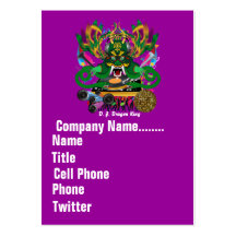 Mardi Gras Dual Logo Please View Notes Business Card Templates