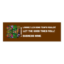 Mardi Gras  Event  Please View Notes Business Card Template