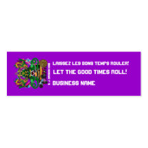 Mardi Gras  Event  Please View Notes Business Card Template