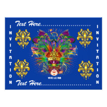 Mardi Gras  Event  Please View Notes Personalized Invites