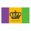Mardi Gras Flag Crown profilecard