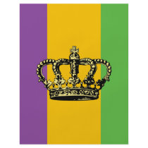 Mardi Gras Flag Crown Flyer
