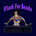 Mardi Gras Flash for Beads Bourbon St t-shirts by figstreetstudio Mardi Gras Flash for Beads Bourbon St t-shirts