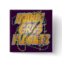MARDI GRAS FLASHER buttons