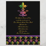 Mardi Gras Fleur de Crown Flyer