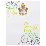 Mardi Gras Fleur de Dots Custom Flyer