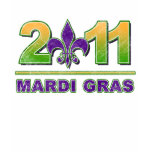 Mardi Gras Fleur-de-Lis 2011 t-shirts