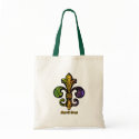 Mardi Gras Fleur de lis bags