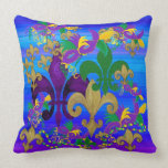 Mardi Gras Fleur de lis pillow pillows