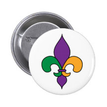 Mardi Gras Fleur de Lis Pins