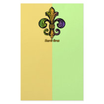 Mardi Gras Fleur de lis Custom Stationery