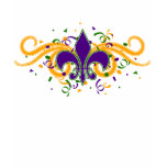 Mardi Gras Fleur-de-Lis t-shirts