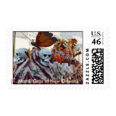 Mardi Gras Float stamp
