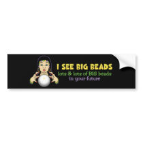 Mardi Gras Fortune Teller Bumper Stickers