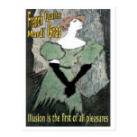 Mardi Gras French Quarter Post Card